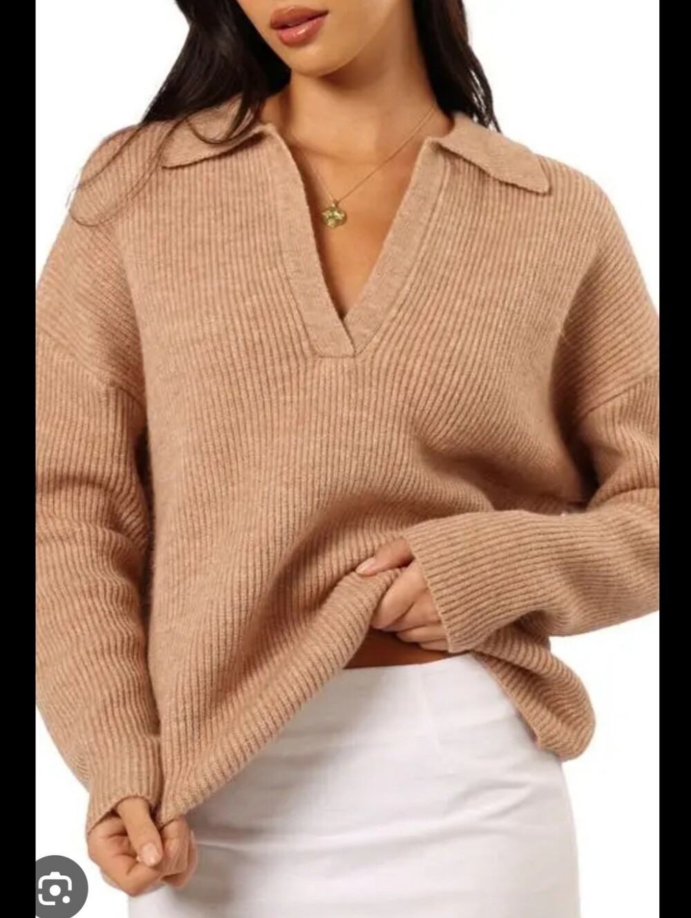 New Petalโ And Pup Johnny Sweater In Mocha